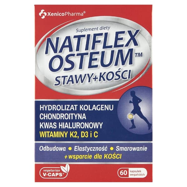 Xenico Natiflex Osteum leder + ben 60 kapslar