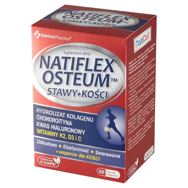 Xenico Natiflex Osteum leder + ben 60 kapslar
