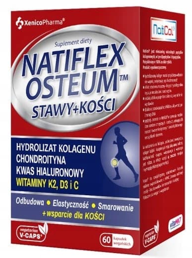 Xenico Natiflex Osteum leder + ben 60 kapslar