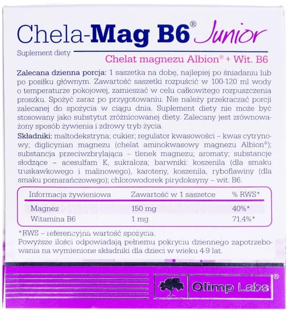 Olimp Olimpek Chela-Mag B6 Junior 15 poser