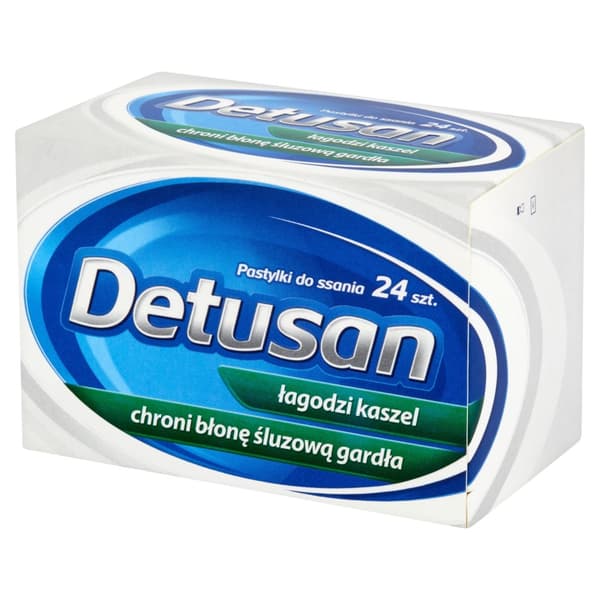 Detusan 24 sugtabletter för rökare och hosta