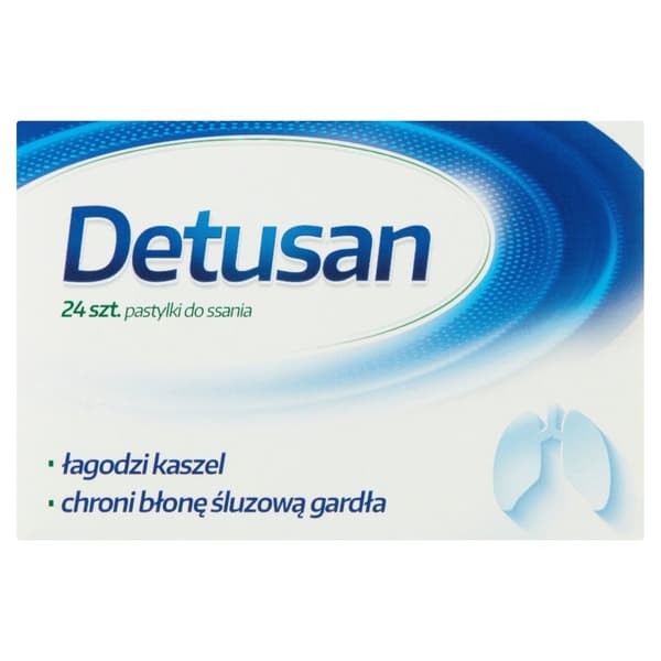Detusan 24 sugtabletter för rökare och hosta