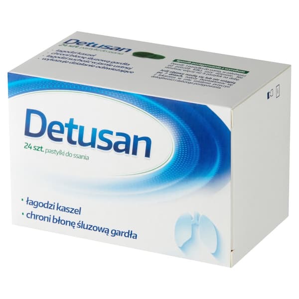 Detusan 24 sugtabletter för rökare och hosta