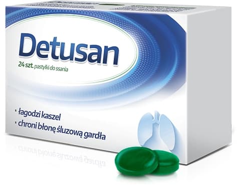 Detusan 24 sugtabletter för rökare och hosta