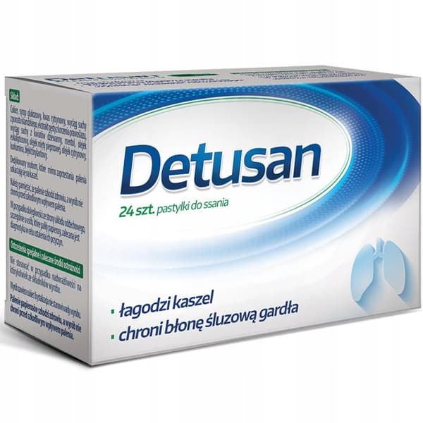 Detusan 24 sugtabletter för rökare och hosta