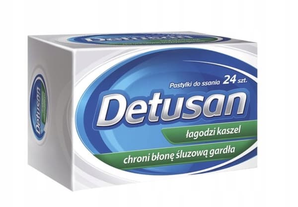 Detusan 24 sugtabletter för rökare och hosta