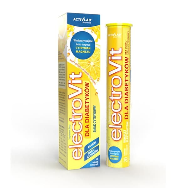 ElectroVit för diabetiker citronsmak 20 tabletter