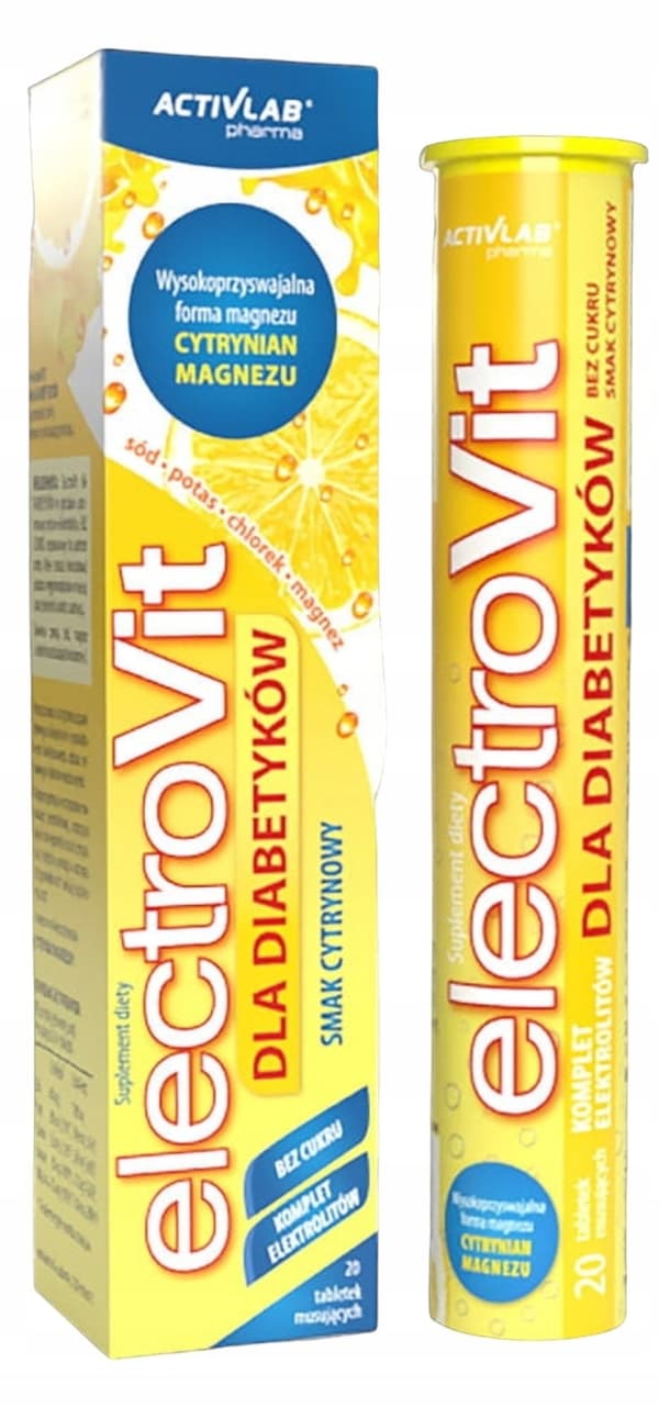 ElectroVit för diabetiker citronsmak 20 tabletter
