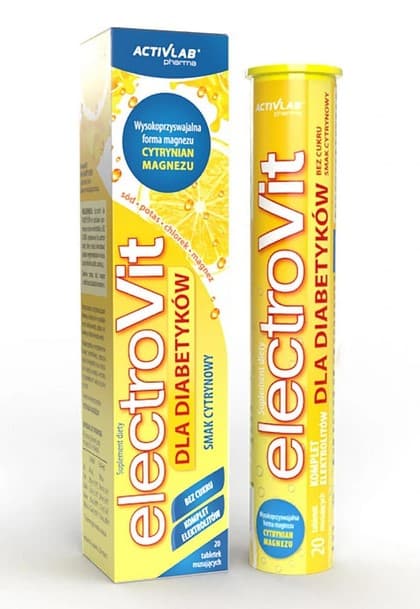 ElectroVit för diabetiker citronsmak 20 tabletter