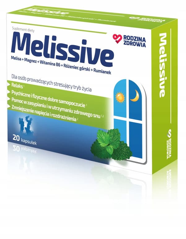 Melissive 20 tabletter citronmeliss - Rodzina Zdrowia