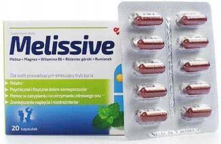 Melissive 20 tabletter citronmeliss - Rodzina Zdrowia