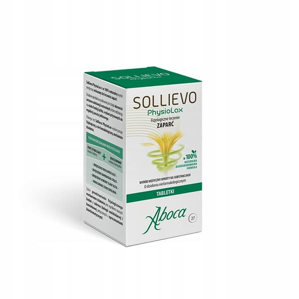 SOLLIEVO PHYSIOLAX förstoppning ABOCA 27 tabletter.