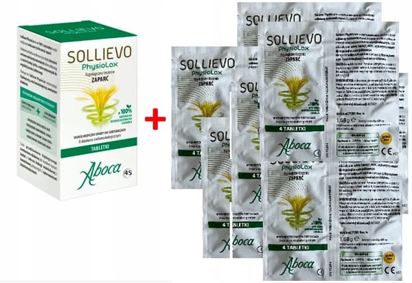 SOLLIEVO PHYSIOLAX förstoppning ABOCA 27 tabletter.
