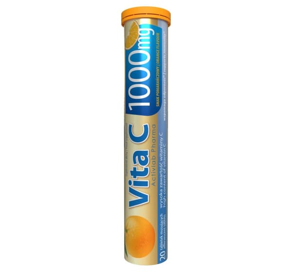 ActivLab Vita C 1000 mg 20 tabletter Apelsinsmak