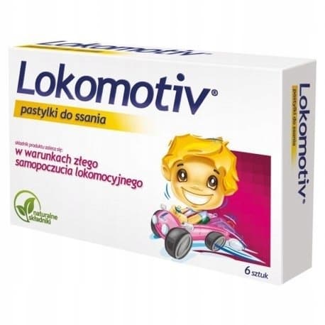 Lokomotiv för åksjuka 6 sugtabletter