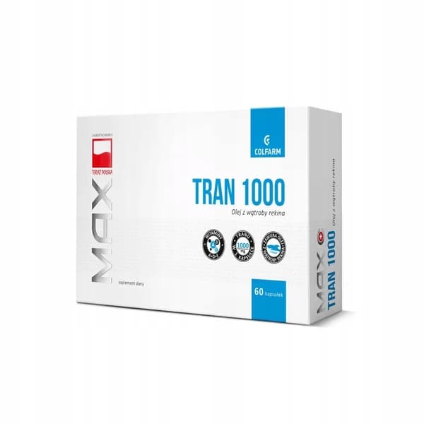 Colfarm hajleverolja 1000 mg 60 kapslar