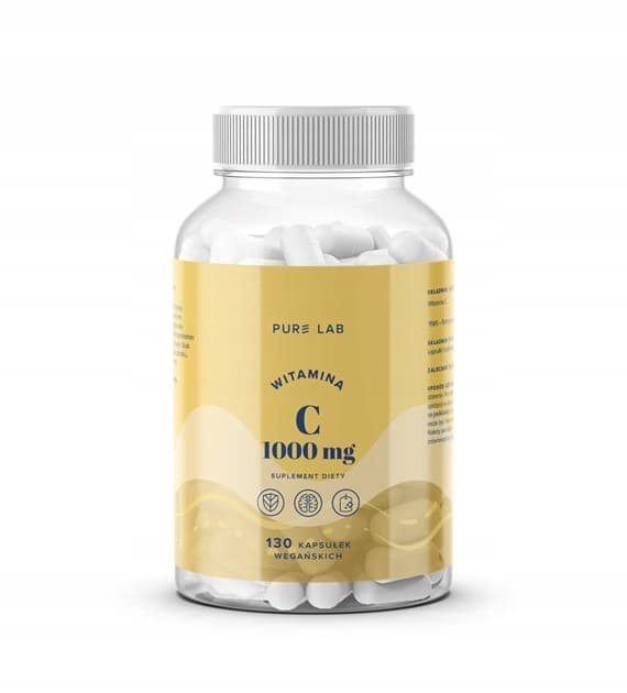 Pure Lab C-vitamin 1000 mg Aura Herbals 130 kapslar