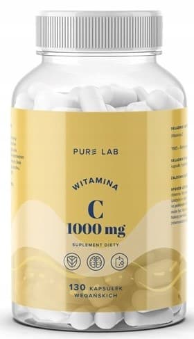 Pure Lab C-vitamin 1000 mg Aura Herbals 130 kapslar