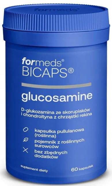 Formeds BICAPS GLUKOSAMI glukosamin kondroitin leder ben 60 kapslar