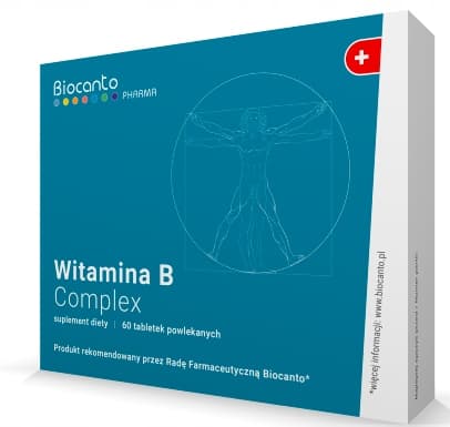 BIOCANTO Vitamin B-komplex vitaminkomplex 60 tabletter.