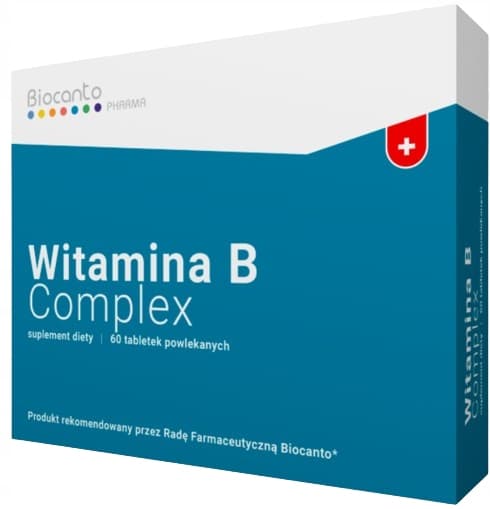 BIOCANTO Vitamin B-komplex vitaminkomplex 60 tabletter.