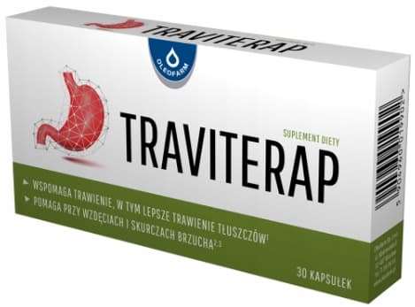 TRAVITERAP örtextrakt MATSMÄLTNING LEVER 30 kapslar.
