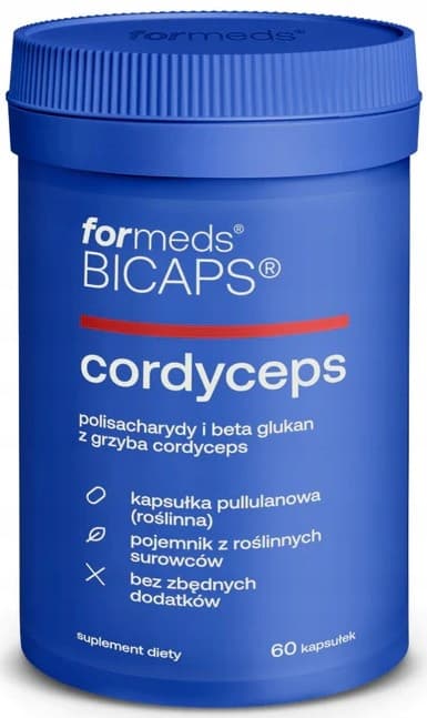 Formeds BICAPS CORDYCEPS polysackarider 424 mg betaglukan 127 mg 60 kapslar