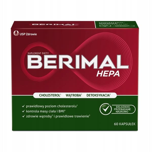 BERIMAL HEPA kolesterollever Kronärtskocka 60 kapslar.