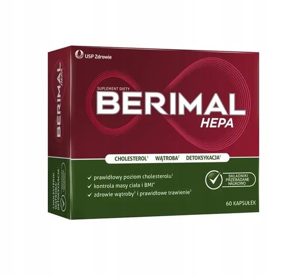 BERIMAL HEPA kolesterollever Kronärtskocka 60 kapslar.