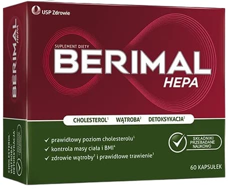 BERIMAL HEPA kolesterollever Kronärtskocka 60 kapslar.