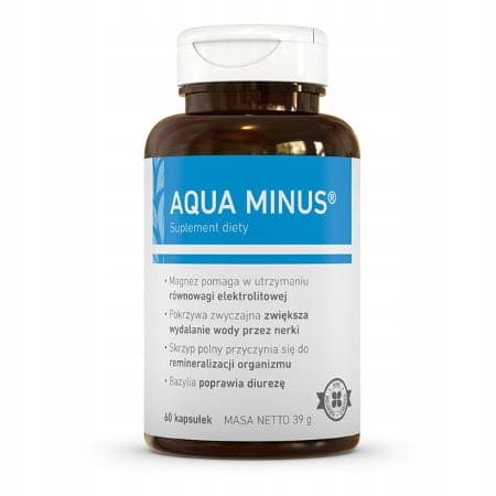 AQUA MINUS AMC Pharma magnesium nässel hästsvans 60 kapslar