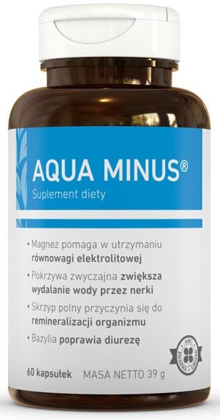 AQUA MINUS AMC Pharma magnesium nässel hästsvans 60 kapslar