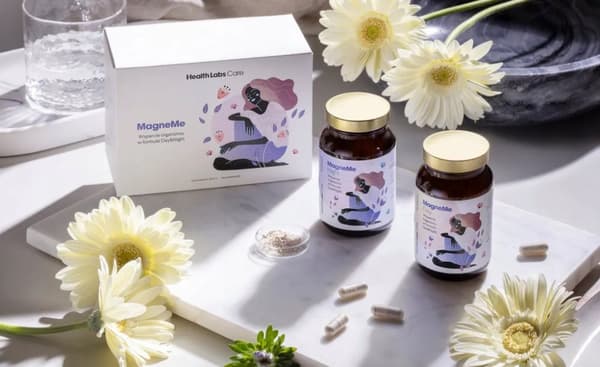 HEALTH LABS MagneMe magnesium vitamin B dag og nat 120 kapsler.