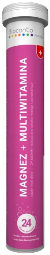 BIOCANTO Magnesium + Multivitamin VITAMIN CB 24 tabletter mousse