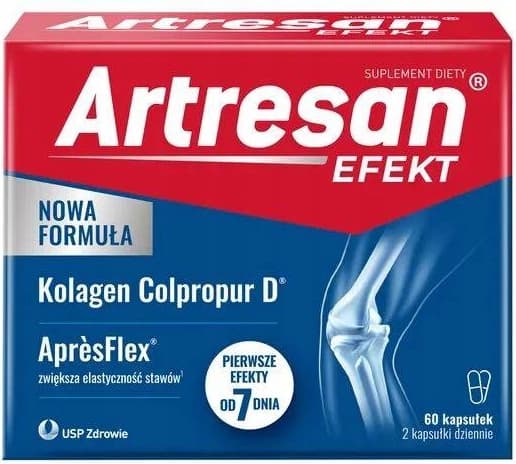 Artresan EFFEKT kollagen Colpropur D TIL LED 60 kapsler