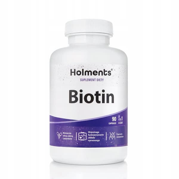 Holments Biotin biotin hud hår negle 90 kapsler.