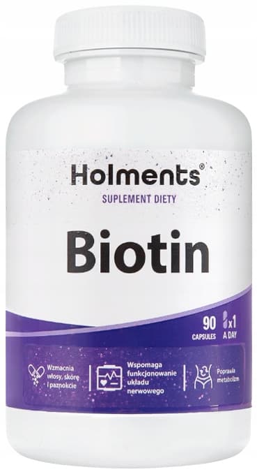 Holments Biotin biotin hud hår negle 90 kapsler.
