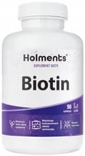 Miniatyrbillede 1 af 4: Holments Biotin biotin hud hår negle 90 kapsler.
