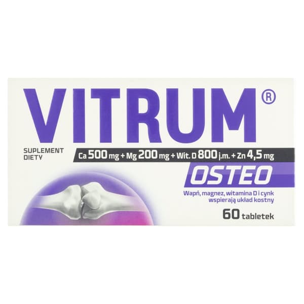 VITRUM OSTEO ben kalcium magnesium vitamin D 60 tabletter