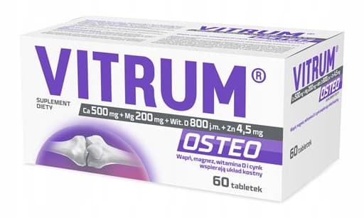 VITRUM OSTEO ben kalcium magnesium vitamin D 60 tabletter