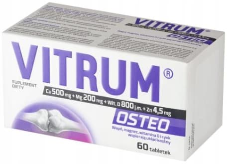VITRUM OSTEO ben kalcium magnesium vitamin D 60 tabletter