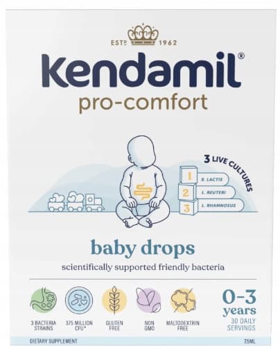 KENDAMIL Pro Comfort dråber til børn PROBIOTIKA 7,5 ml
