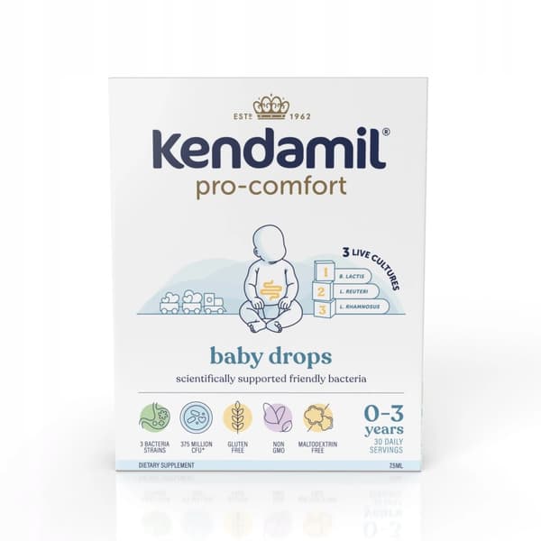 KENDAMIL Pro Comfort dråber til børn PROBIOTIKA 7,5 ml