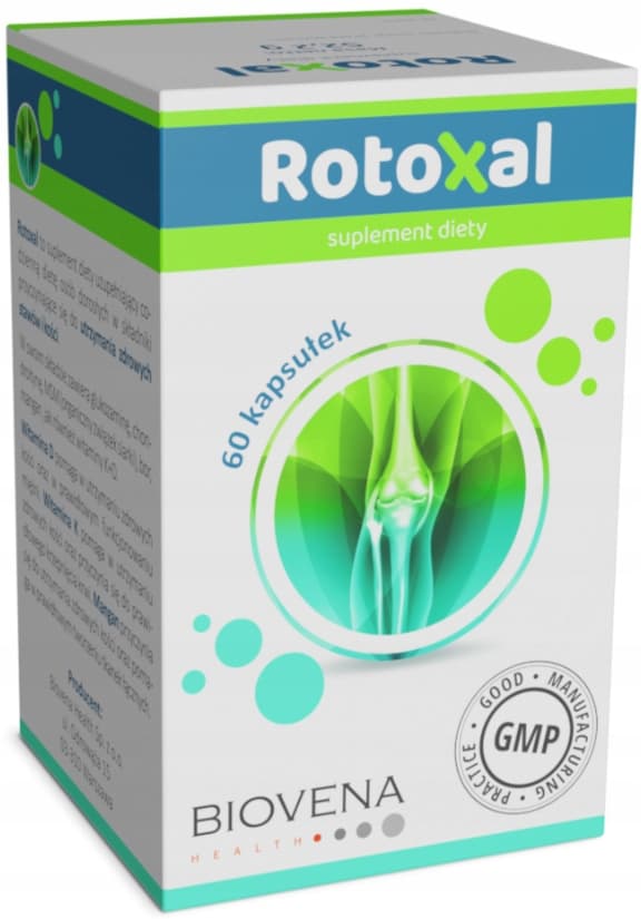 ROTOXAL til led og knogler GLUCOSAMIN MSM VITAMIN KD 60 kapsler.