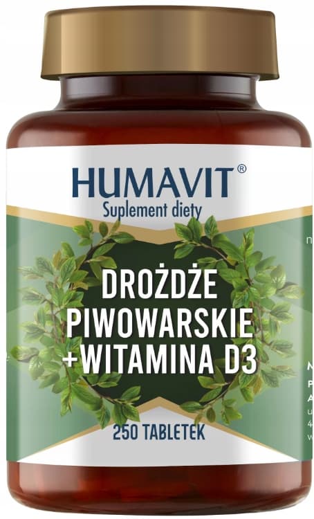 HUMAVIT Panimohiiva + D3-vitamiini IMMUNITY 250 tablettia.