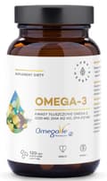 Miniatyrbild 1 av 5: Aura Herbals Omega-3 1200 mg Omega-3 EPA DHA 120 kapslar