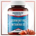 Miniatyrbillede 2 af 5: HUMAVIT Røde Ris + Vitamin D3 CIRKULATION IMMUNITET 30 kapsler.
