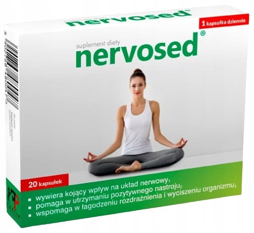 NERVOSAT nervsystem MELISA HOPS PEACE 20 kapslar.