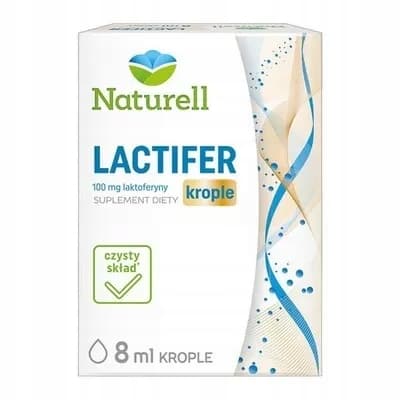 NATURELL LACTIFER laktoferrin IMMUNITETSdroppar 8 ml