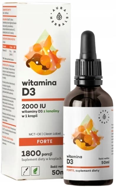 Aura herbals WITAMINAD3 FORTE dråber 50 ml